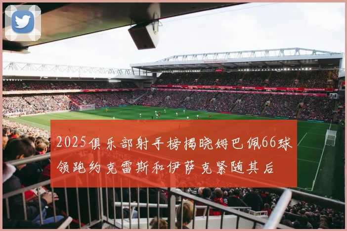2025俱乐部射手榜揭晓姆巴佩66球领跑约克雷斯和伊萨克紧随其后
